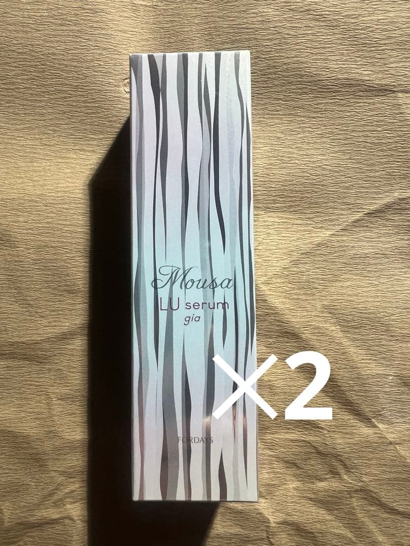 【FORDAYS Mousa LU serum gia 美容液‪✕‬2本 ムーサ LU・セラム gia』 12月1日新発売 大人気の高機能美容液セラムが