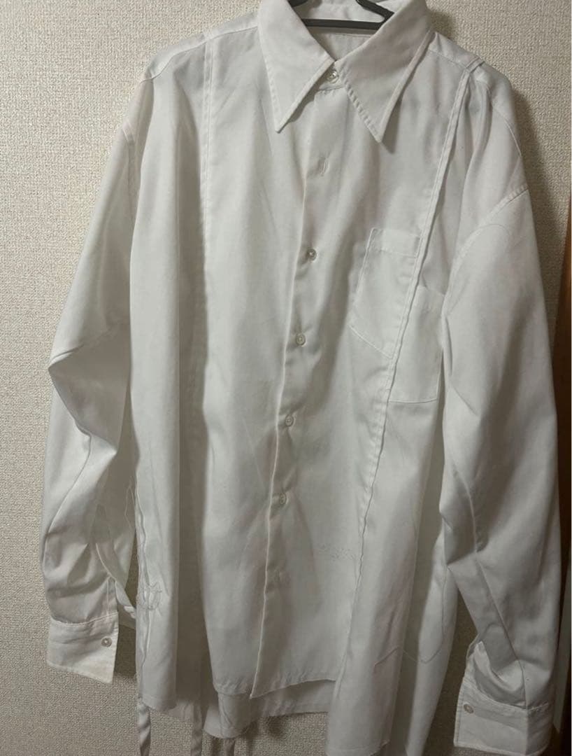 完売品 グランシーGRANCY ダメージ ドッキング デザインシャツ