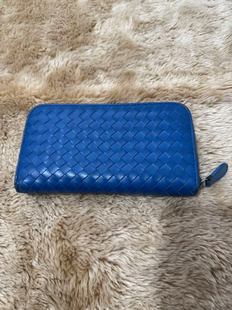 ※翔　ボッテガ・ヴェネタ 長財布 青