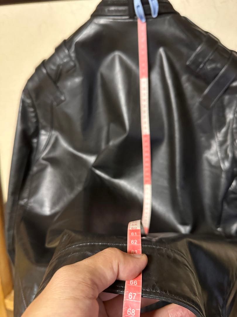 バルマンBALMAIN 黒レザーライダースジャケット サイズ52 - メルカリ
