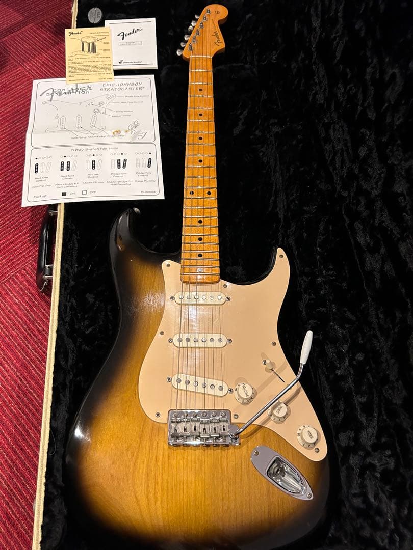 Fender StratocasterエリックジョンソンモデルEJ01732 フェンダー Fender Eric Johnson Stratocaster WBL エレキギター