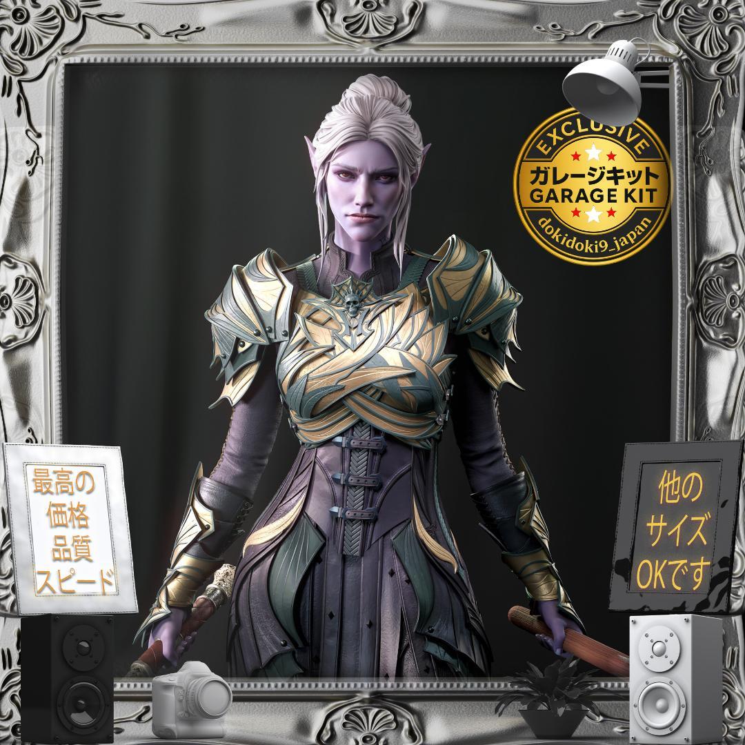 ガレージキット 1/10 バルダーズゲート3 ミンサラ 美少女 未塗装未組立