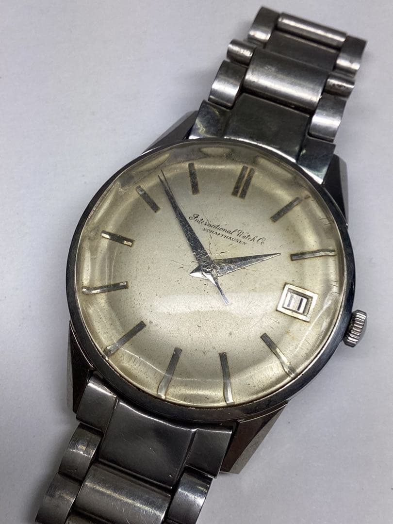 び*と様 International Watch Co. 腕時計　ジャンク品 IWC (International Watch Company) K18YG無垢 ”より目” Ref348-13 ぺ