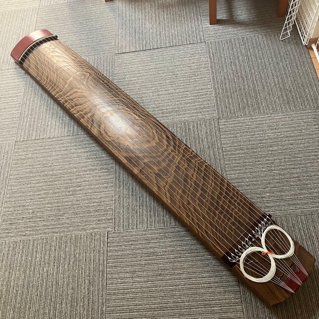 高級　琴 箏 13弦 くり甲 綾杉彫り　おまけ多数 超希少! お琴 箏 麻型彫り ダイヤモンド彫り 13弦 くり甲 高級素材 上