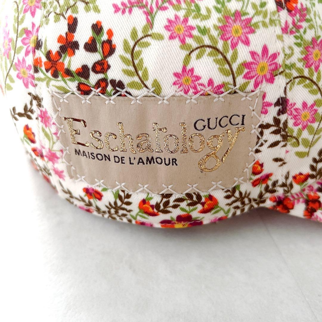 美品✨現行グッチ フローラル FLORAL PRINT HATキャップボタニカル