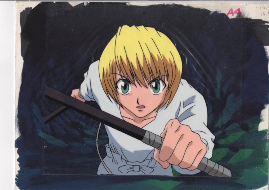 HUNTER×HUNTER ハンターハンター　クラピカ　セル画　A-4 Yahoo!オークション -「hunter×hunter クラピカ」(は行) (セル画)の