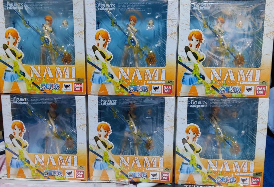 ワンピース フィギュア フィギュアーツZERO ナミ Battle 6点セット