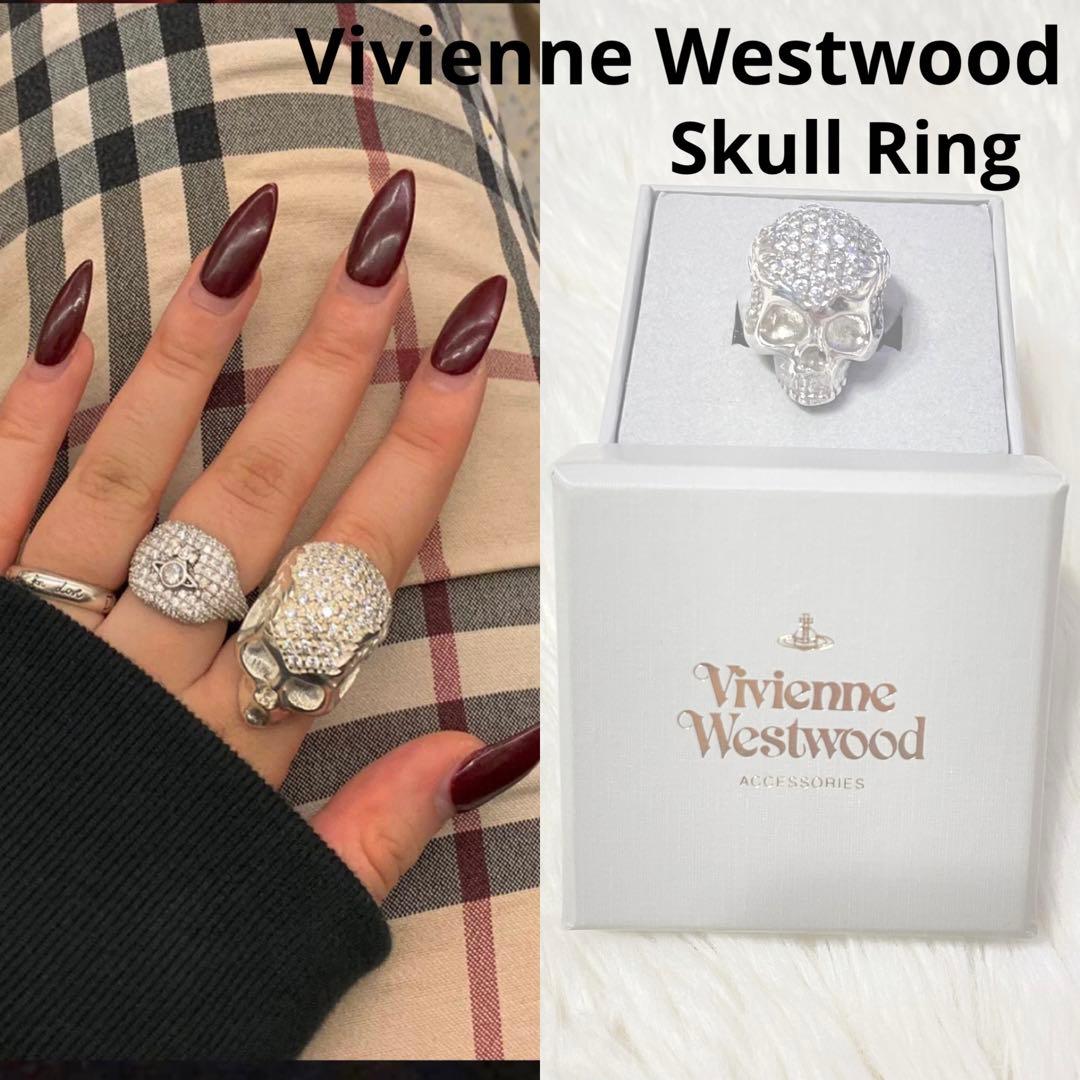 ♡美品♡ Vivienne Westwood Skull Ring リング - メルカリ
