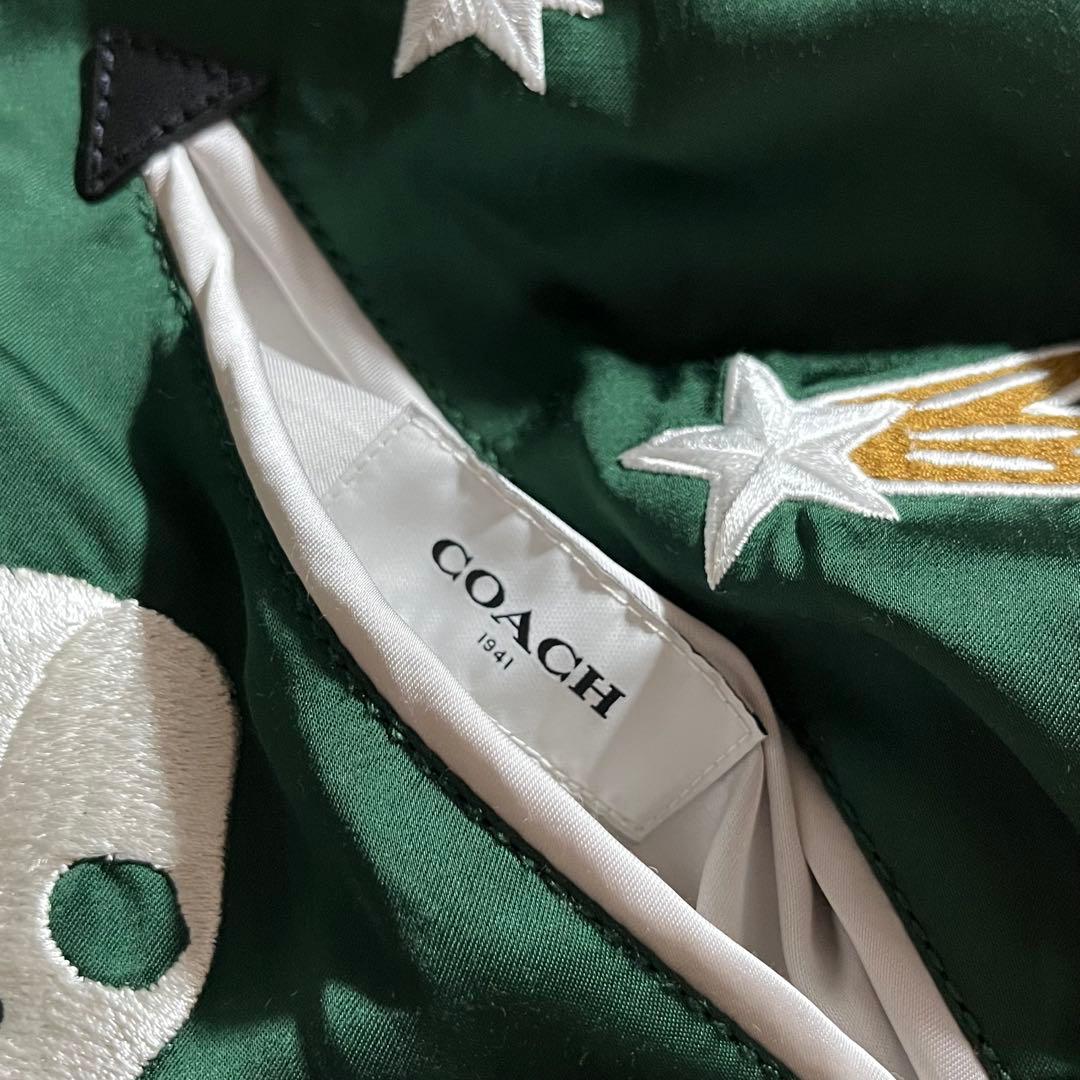 COACH コーチ アイスクリーム リバーシブル MA-1 スカジャン ブルゾン