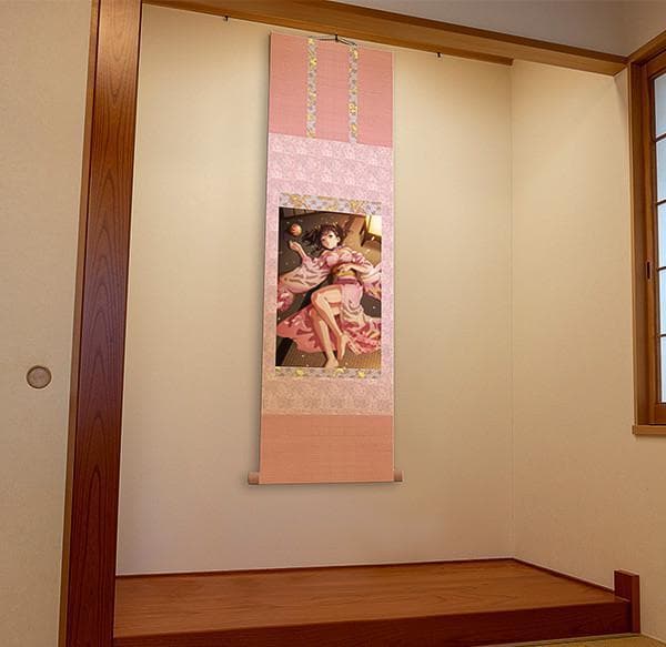 甲鉄城のカバネリ 掛軸 無名 WIT STUDIO描き下ろし 夜の桜 江原康之