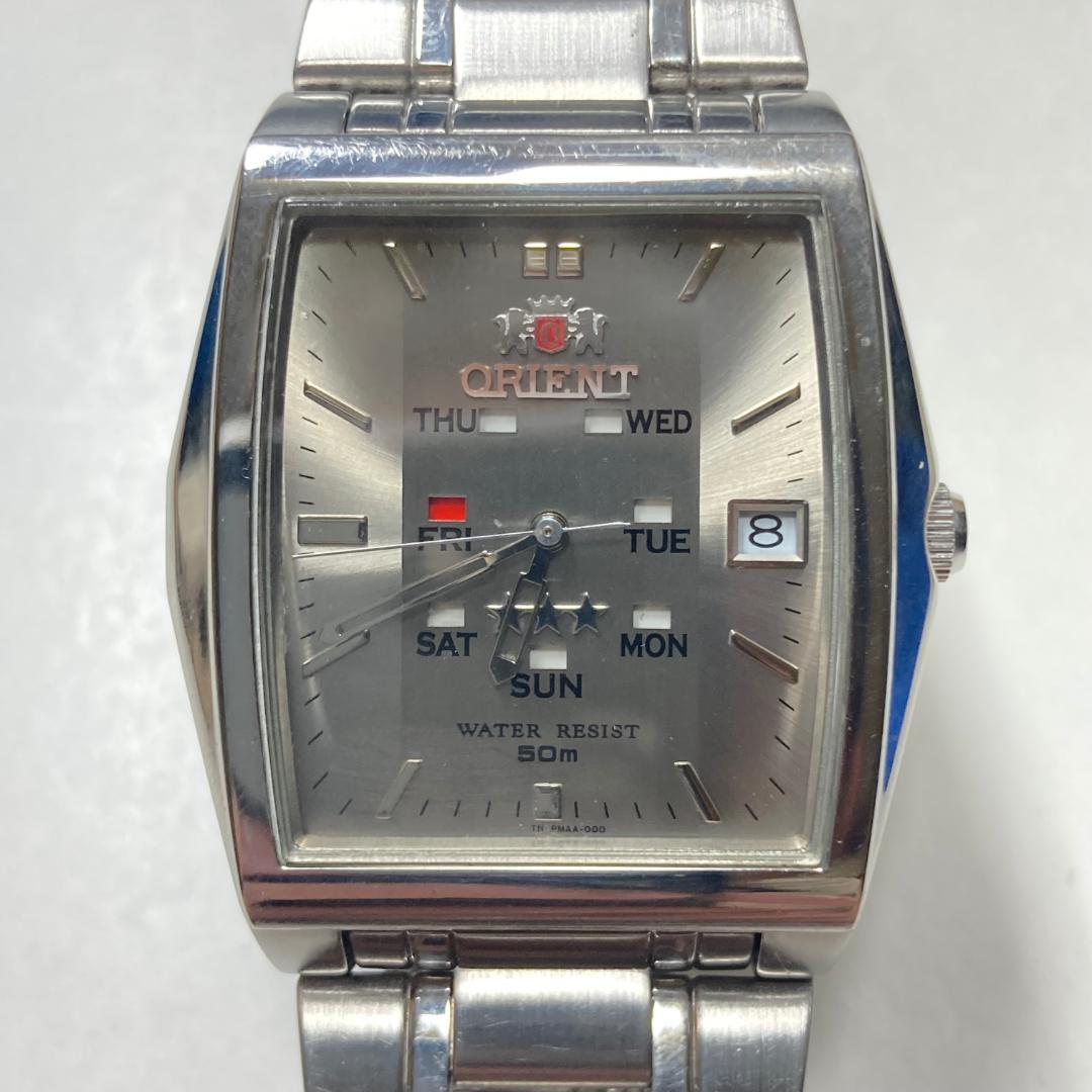 希少】オリエント スリースター スクエア（自動巻き）稼働品 - メルカリ