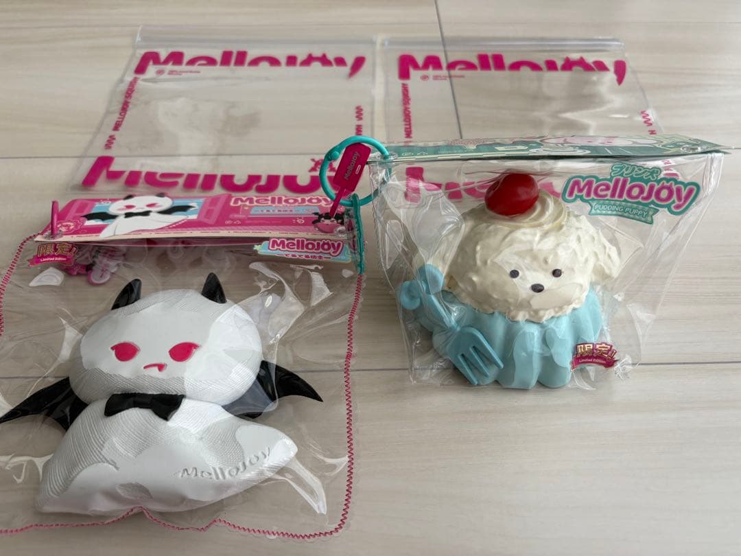 Mellojoyメロジョイ　プリン犬　てるてる坊主 mellojoy メロジョイ てるてる坊主 スクイーズ｜Yahoo!フリマ（旧