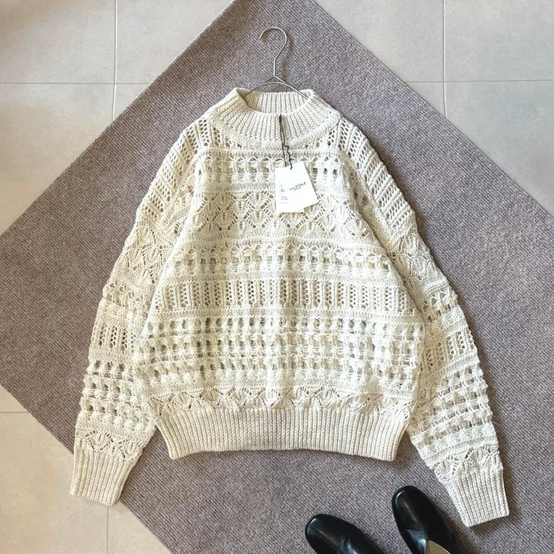 新品 イザベルマラン エトワール♡モヘア 透かし編み ニット 希少サイズ 40