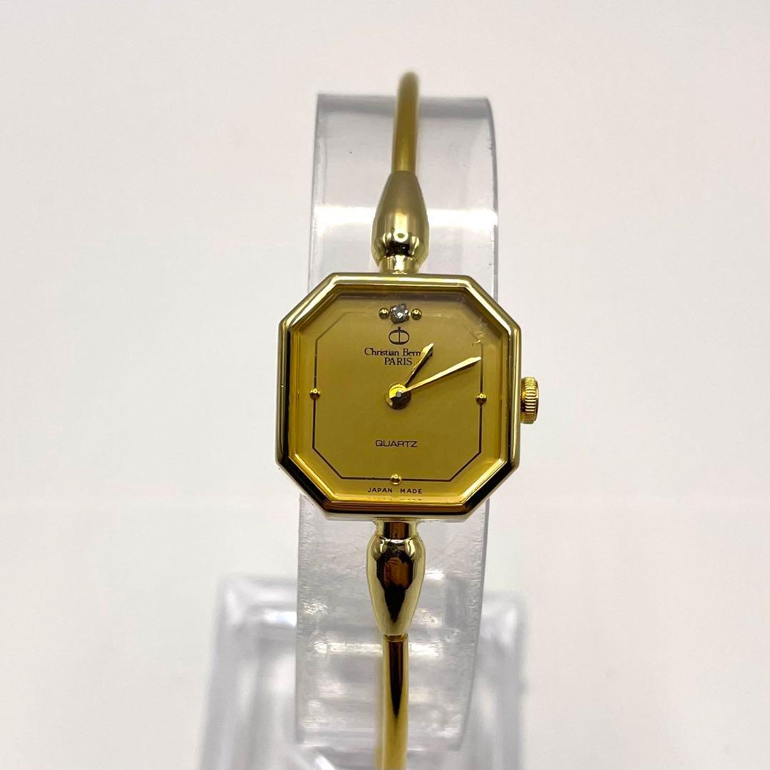 稼働/電池交換済/良品】Christian Bernard ブレスウォッチ - メルカリ