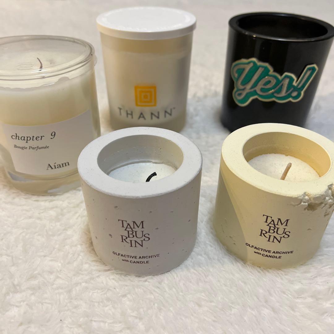 TAMBUSRIN他キャンドル5点セット