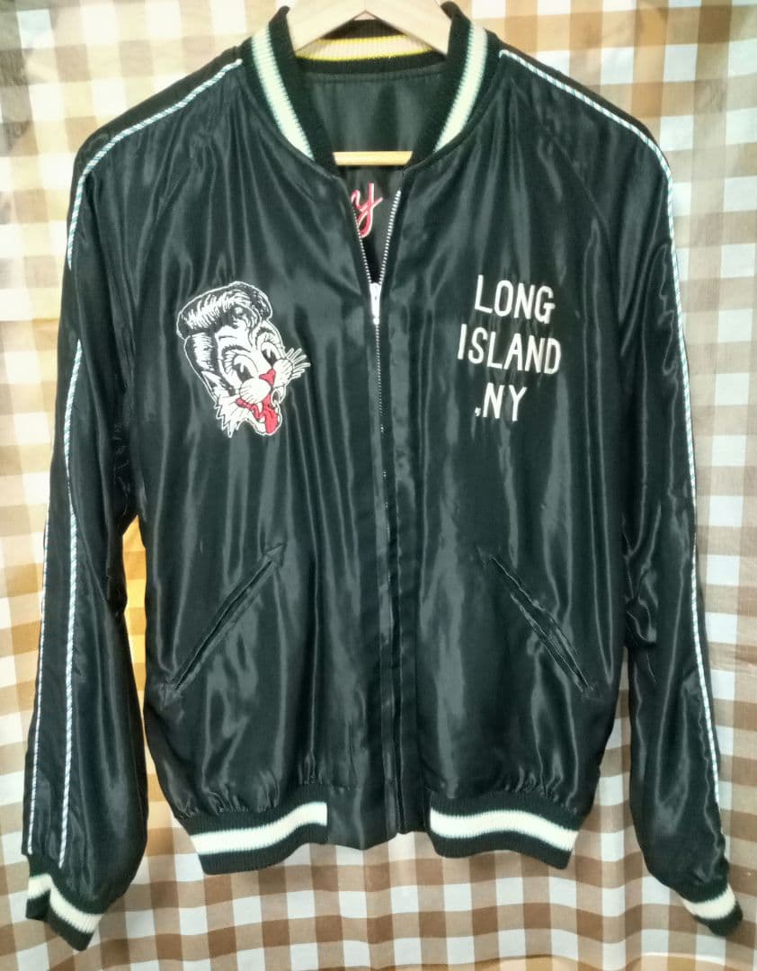 美品 テーラー東洋 リバーシブルスカジャン StrayCats ストレイ