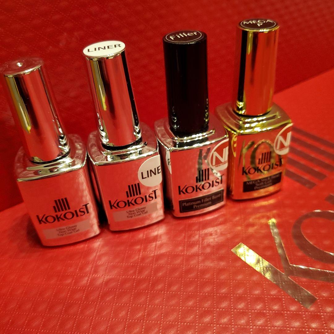 KOKOIST 新品未使用　4本セット　匿名発送　ジェル　ソフト　セミハード