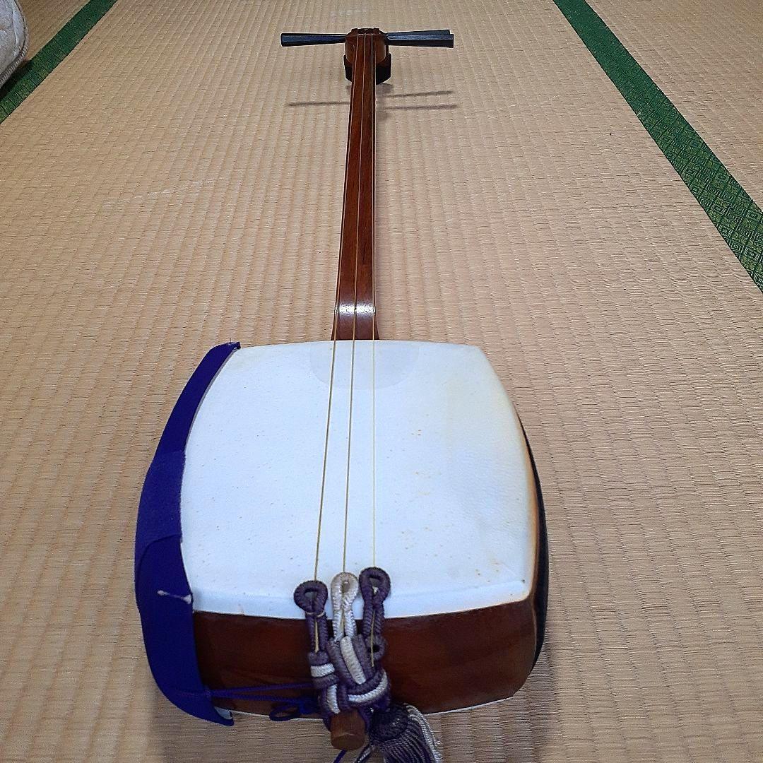 三味線本体 民謡　和楽器　布ケース付き