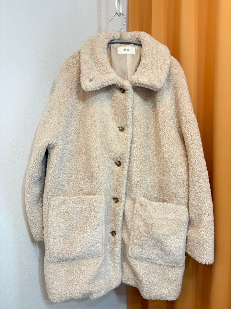 olun loose 2way boa coat/ルーズ2wayボアコート - メルカリ
