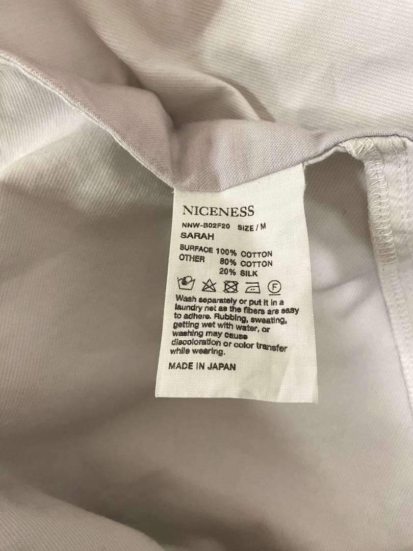 NICENESS ナイスネス Sarah ハーフジップ ブルゾン - メルカリ