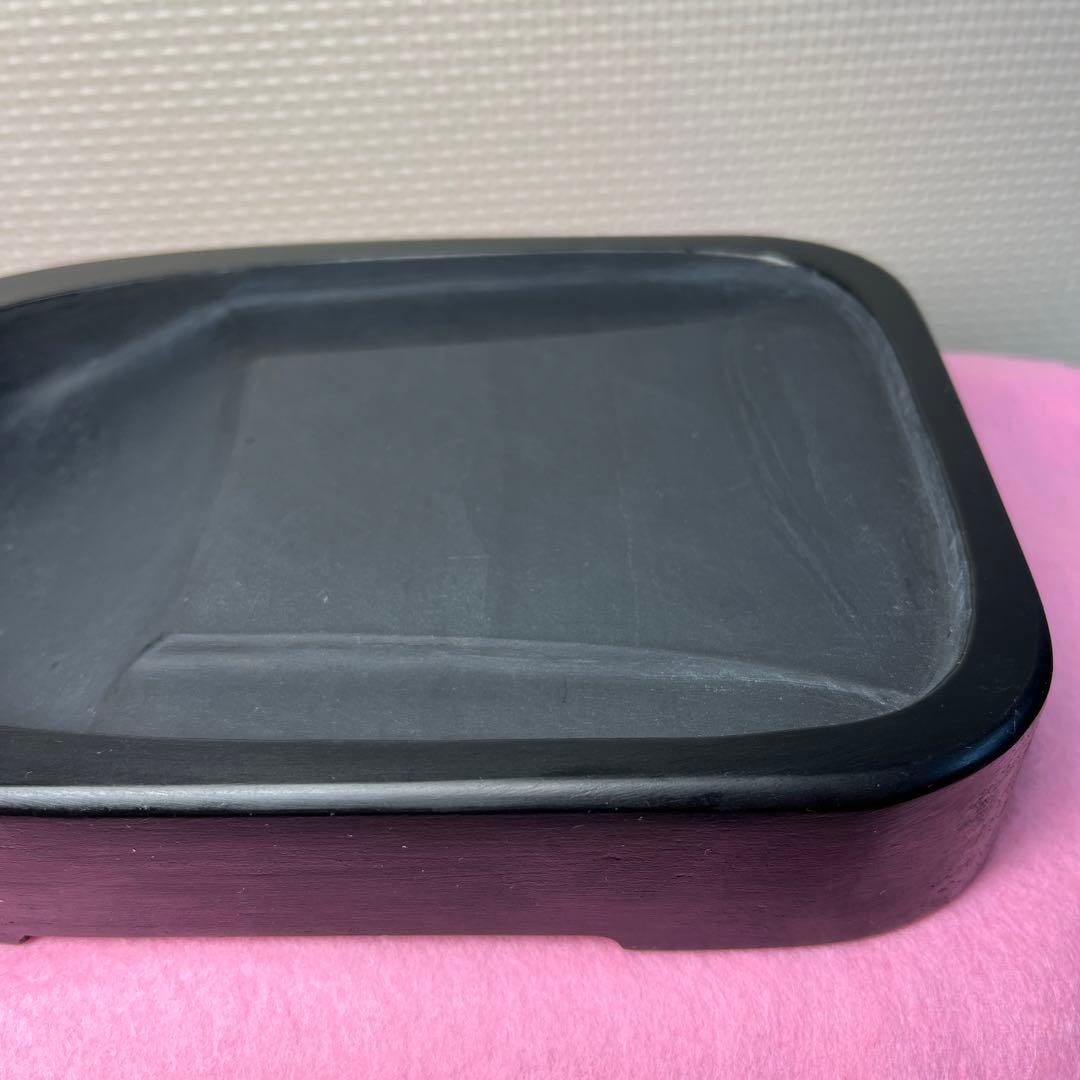 ⭕️雄勝硯 伝統工芸士 特殊彫 希少 四つ足 石紋綺麗 匠 高橋仁夫 岳成