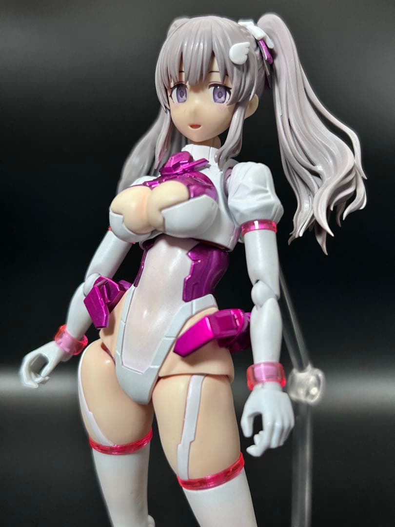 30MS 幽谷霧子　エイダーコスチューム　キャンディ塗装済み完成品　アイマス シャニマス】アンティーカ 三峰結華/幽谷霧子 がプラモデルになって11