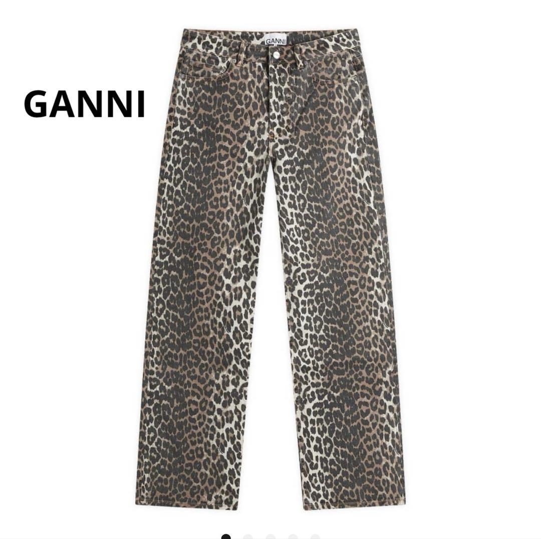 GANNI IZEY レオパード　デニム 27