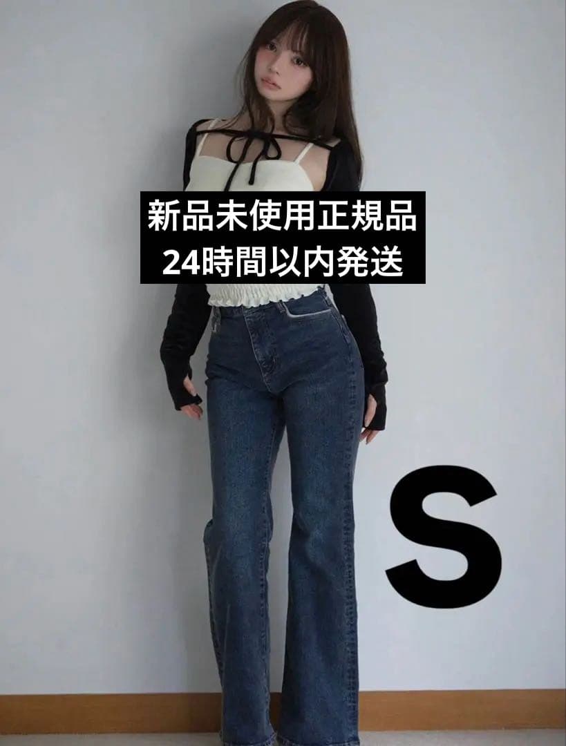 andmary Heart stitch denim Sサイズ andmary Heart stitch denim Sサイズ パンツ - メルカリ