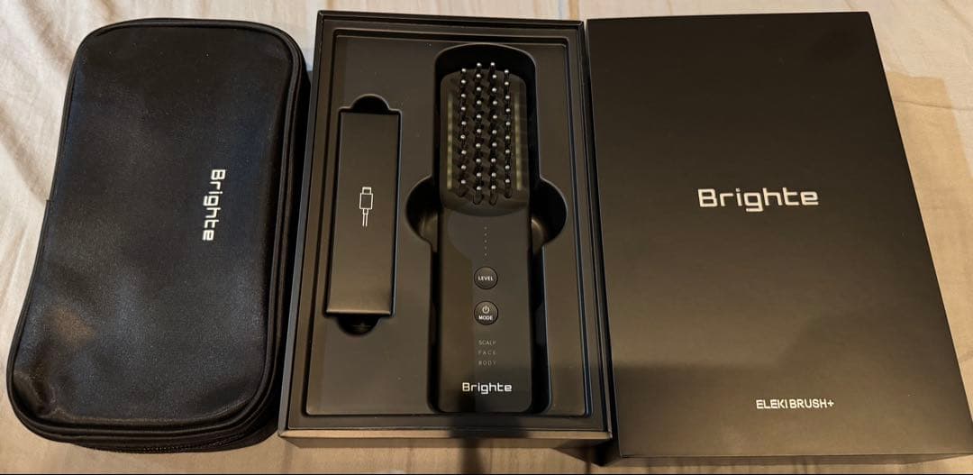 Brighte ELEKBRUSH+ 美顔器 Brighte ELEKI BRUSH+ ブライト エレキブラシプラス （ブラシ型美顔器
