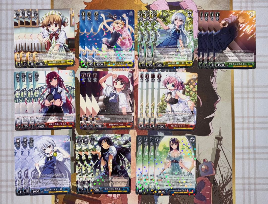 ヴァイスシュヴァルツ　グリザイアの果実　まとめ売り