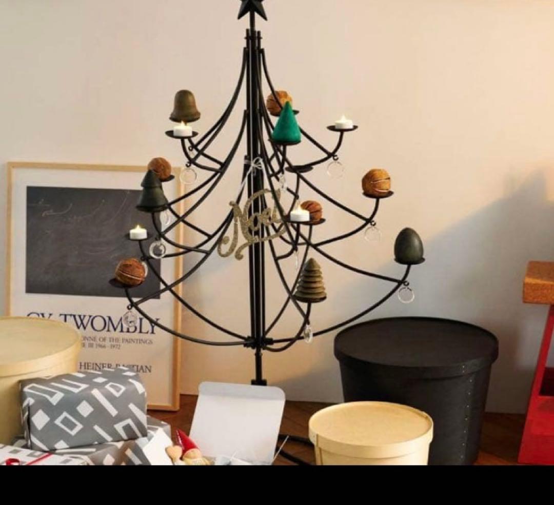 イデー アンティーク アイアンツリー クリスマスツリー オブジェ