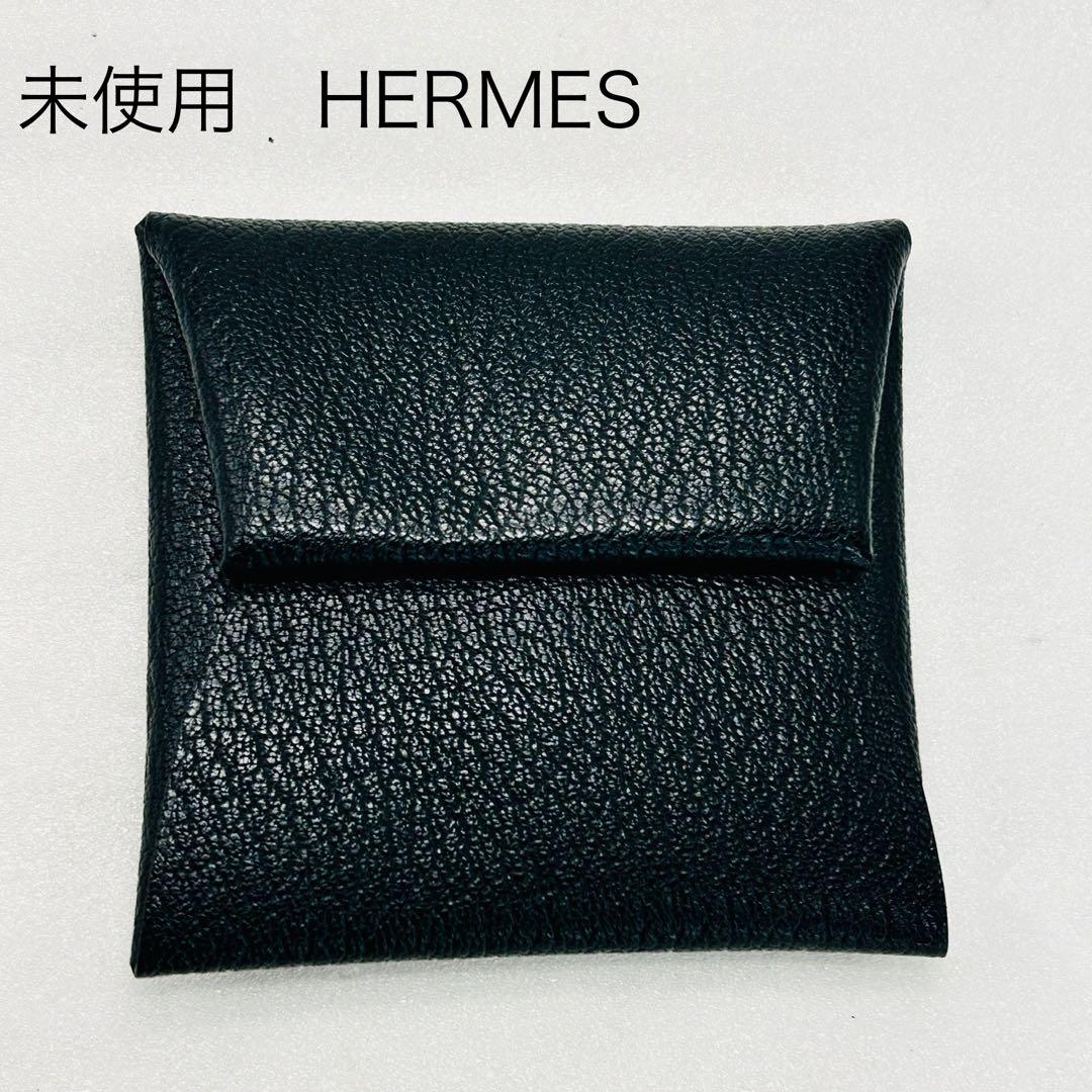 未使用　HERMES エルメス　バスティア　ケース　ブラック　レザー