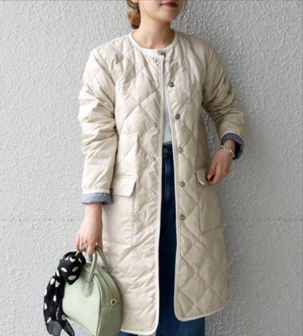 m*★様 新品タグ付SHIPS TAION パイピング ノーカラー キルティング