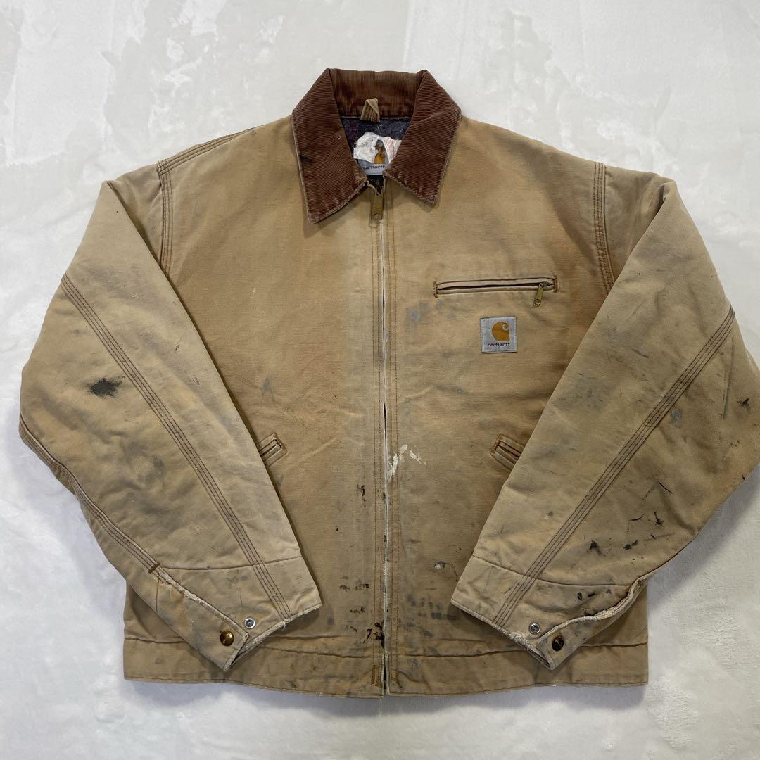 カーハート デトロイトジャケット 44J01BRN 星タグ USA製 90's - メルカリ
