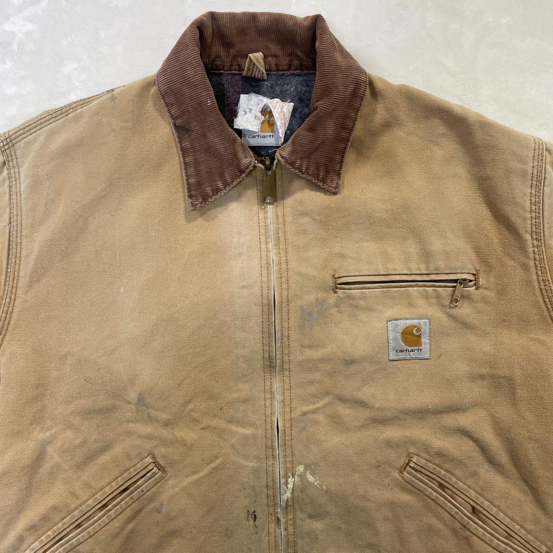 カーハート デトロイトジャケット 44J01BRN 星タグ USA製 90's - メルカリ