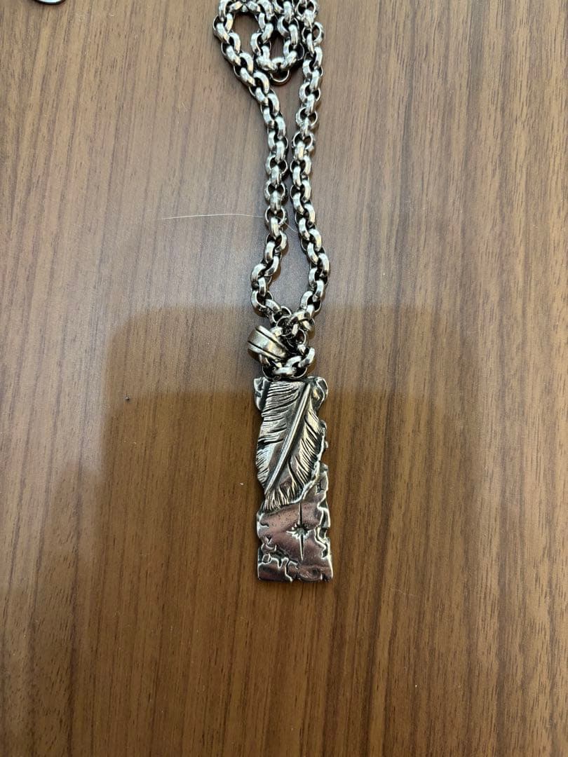 SAAD フェザー サンシンボル ネックレス 925