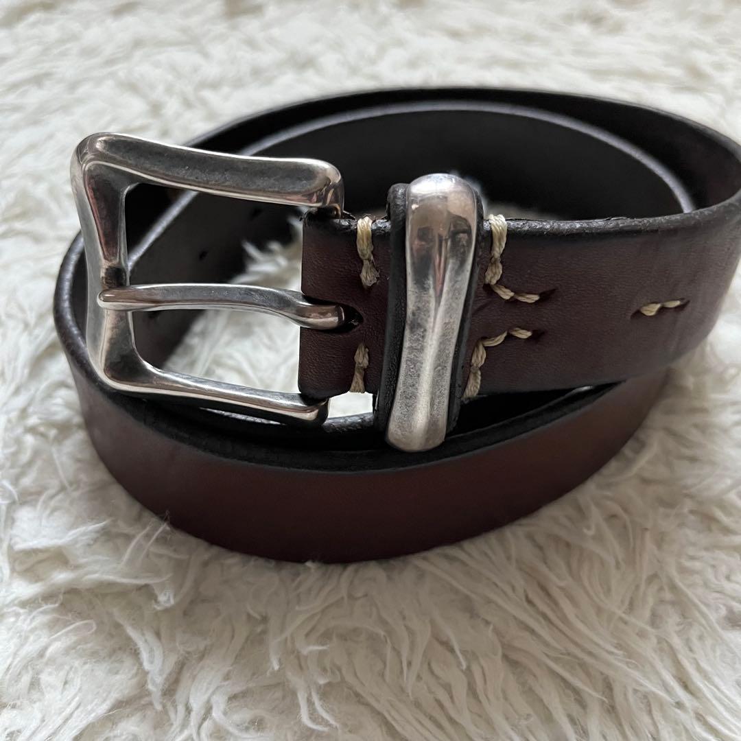 良品　Vintage Works DH5675レザーベルト 33/84 ブラウン 良品 Vintage Works DH5675レザーベルト 33/84 ブラウン DH5675 HAND