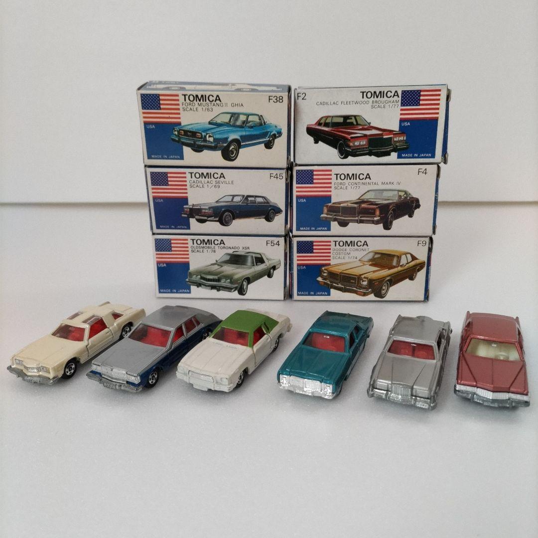 トミカ日本製 外国車シリーズF 青箱 6台セット - メルカリ