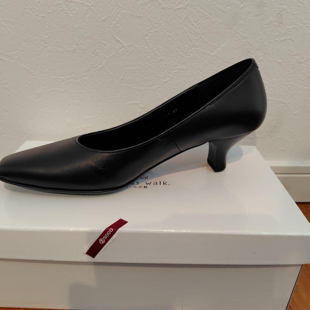 美品✨️SUCCESS WALK ブラックパンプス WFN050 23.5cm