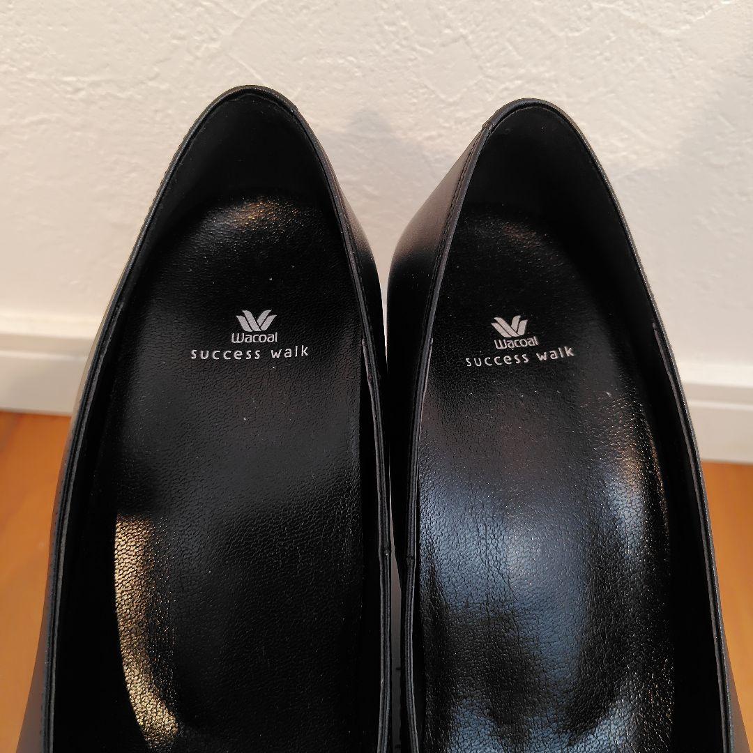 美品✨️SUCCESS WALK ブラックパンプス WFN050 23.5cm