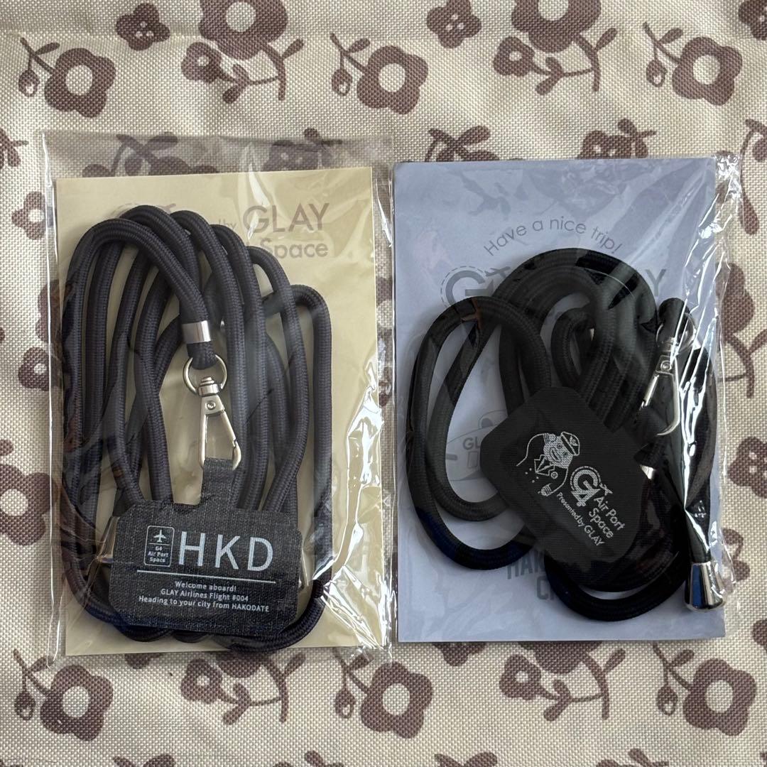 GLAY 函館空港限定 スマホショルダーストラップ ２個セット