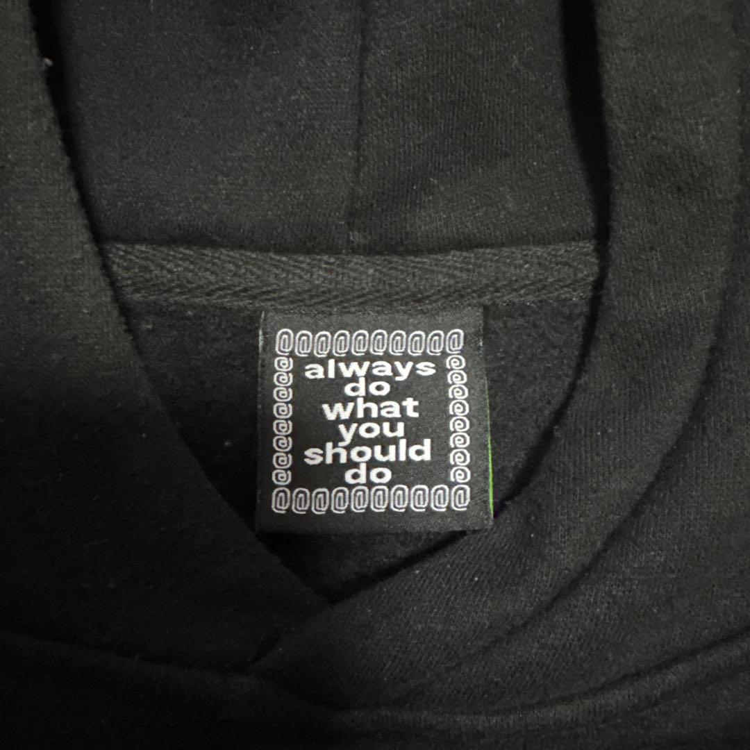 always パーカー ブラック archive y2k - メルカリ