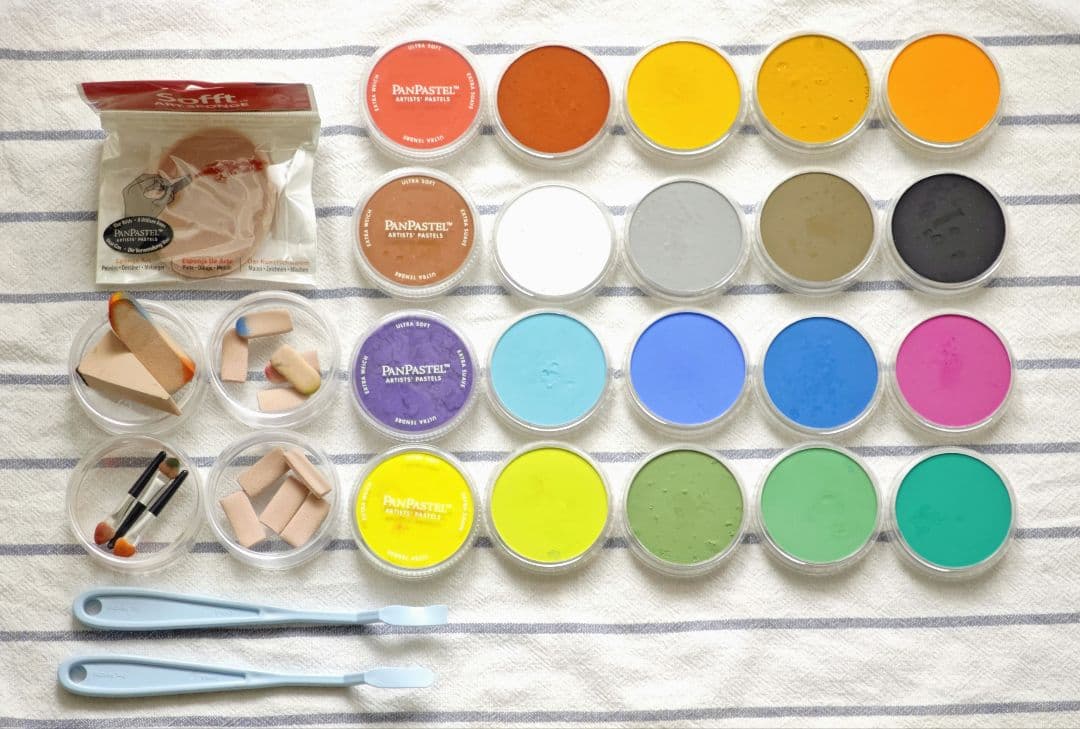 パンパステル 20色セット 楽天市場】ホルベイン パンパステル 20色セット HOLBEIN/画材/パステル