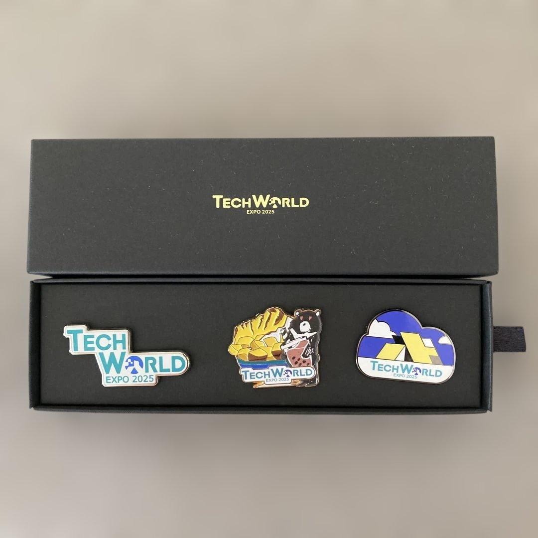 非売品　大阪関西万博　テックワールド　 ピンバッジ 大阪万博 ピンバッジ TECH WORLD 非売品 - メルカリ