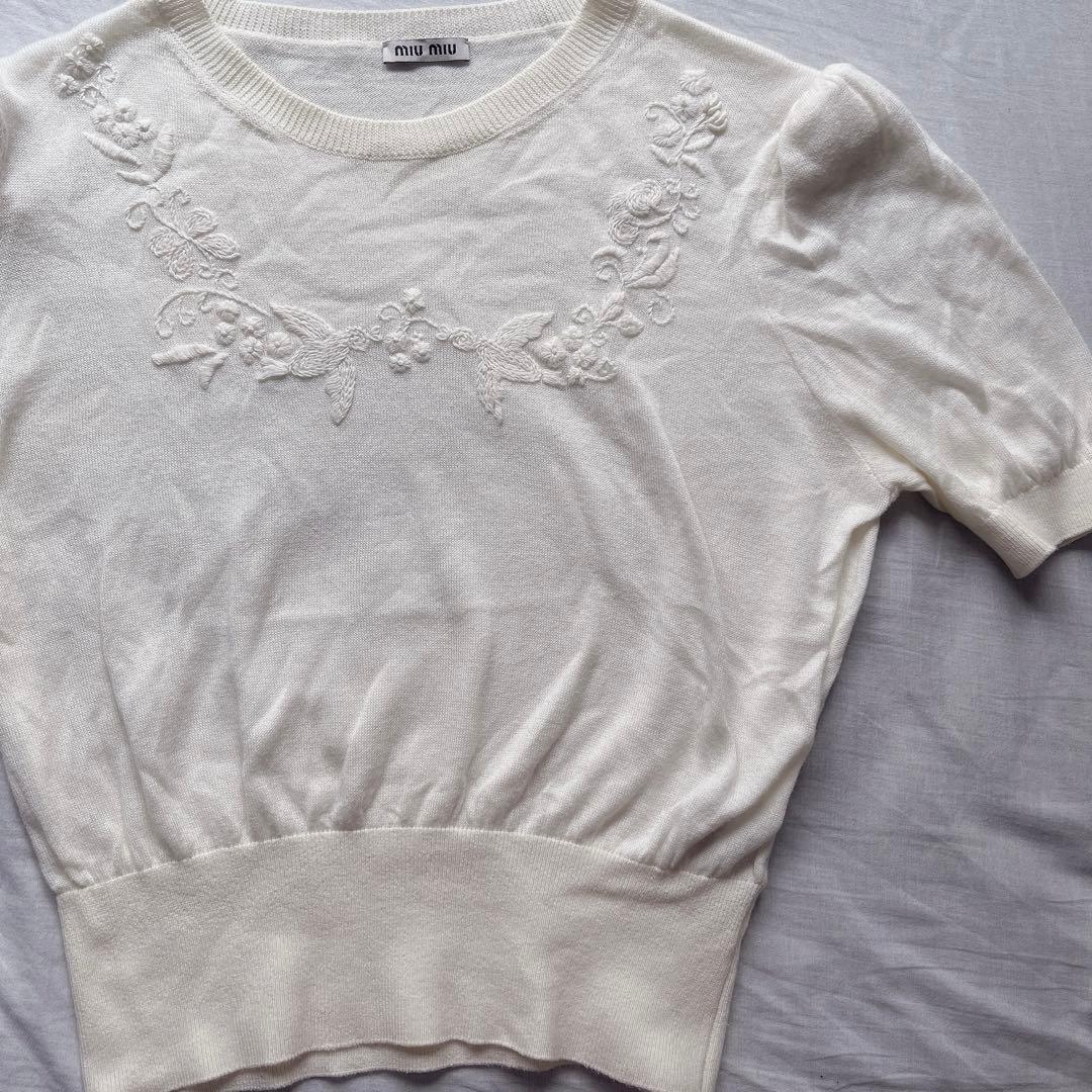 miumiu ミュウミュウ　サマーニット