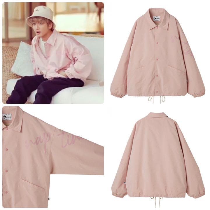 新品 未開封 Naptime コーチジャケット ピンク フリーサイズ - メルカリ