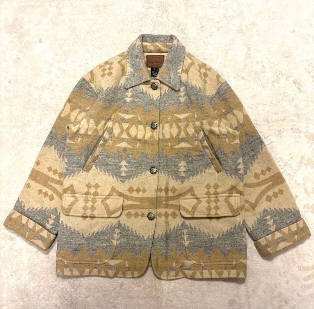 希少⭐️90s Ralph Lauren ブランケット ウールジャケット USA製