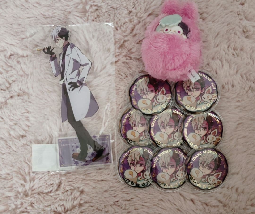 土籠 缶バッチ BIGアクリルスタンド ぬいぐるみ セット - メルカリ