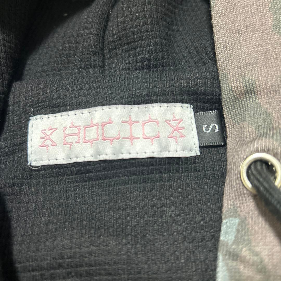 i.m.holic 迷彩ジップパーカー 短丈　y2k starteam fti