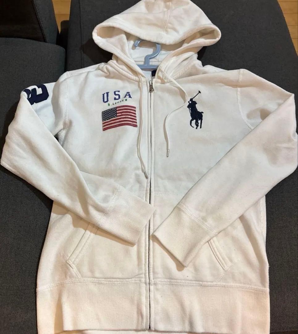 POLO RALPH LAUREN ビッグポニー USA ジップパーカー S - メルカリ